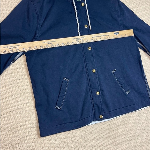 Lauren Jeans Co. Ralph Lauren Navy Full Zip Button RL67 Hoodie Sweatshirt  Sz 2X - Picture 6 of 10